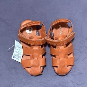 Nautica Boys Cognac Sandals